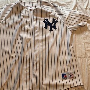 NY Yankees XXL blank sewn jersey